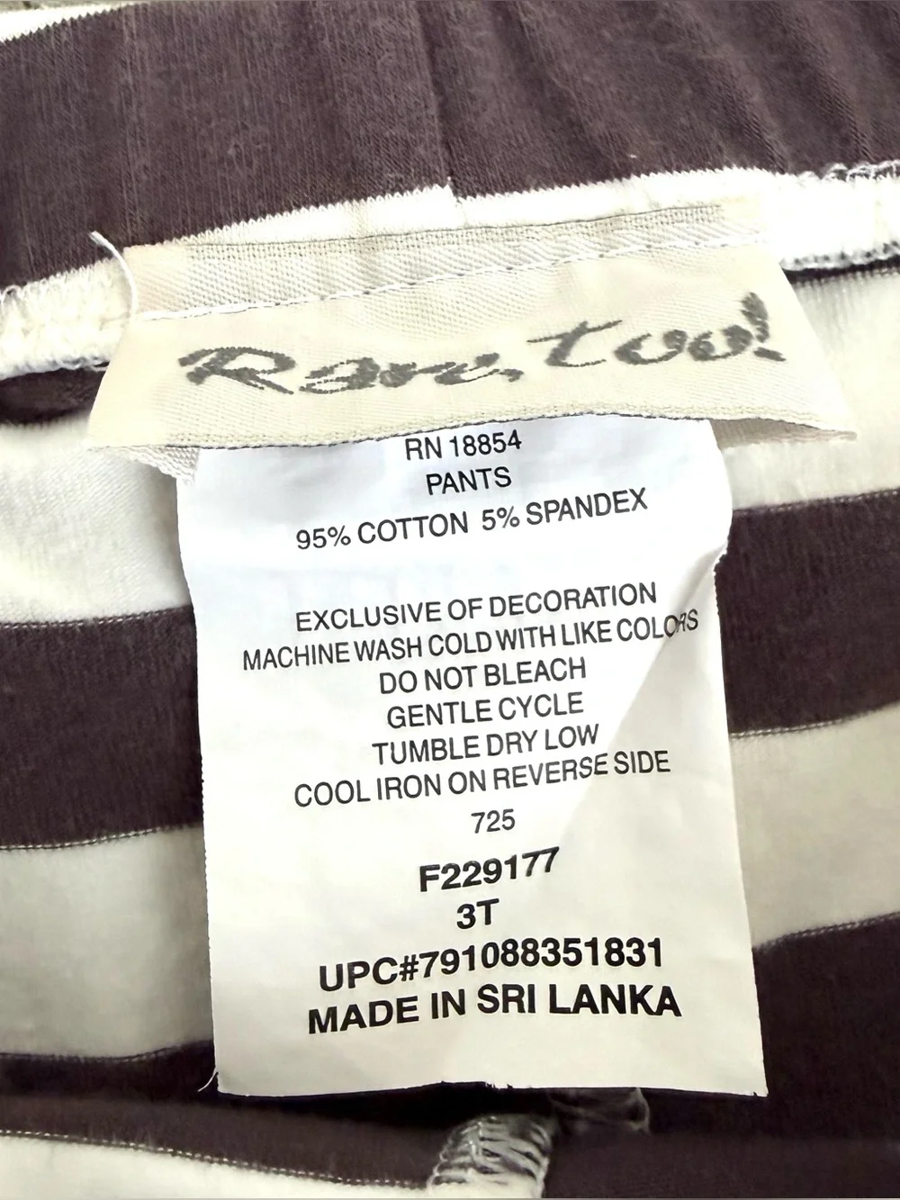 Rare, Too! 3T Girls Striped Floral Tunic & Legging Set - Gray, White, Plum, Lime